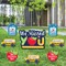 Big Dot of Happiness We Missed You - Yard Sign and Outdoor Lawn Decorations - Back to School Classroom Yard Signs - Set of 8